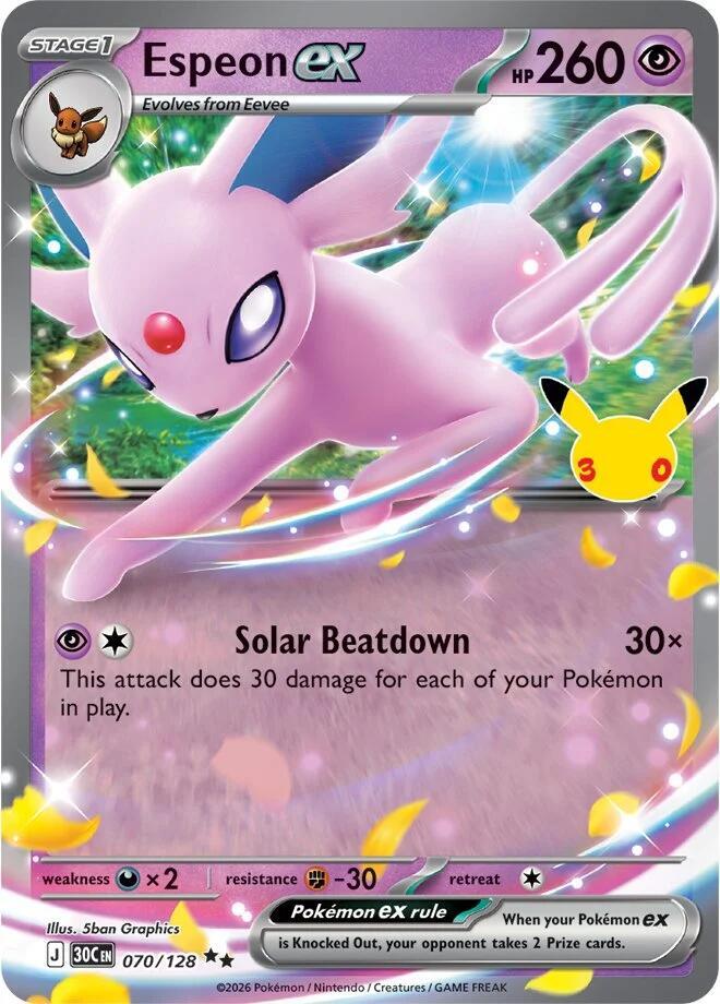 Espeon ex — ME: 30th Celebration