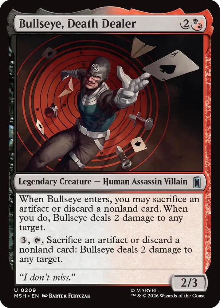Bullseye, Death Dealer — Marvel Super Heroes