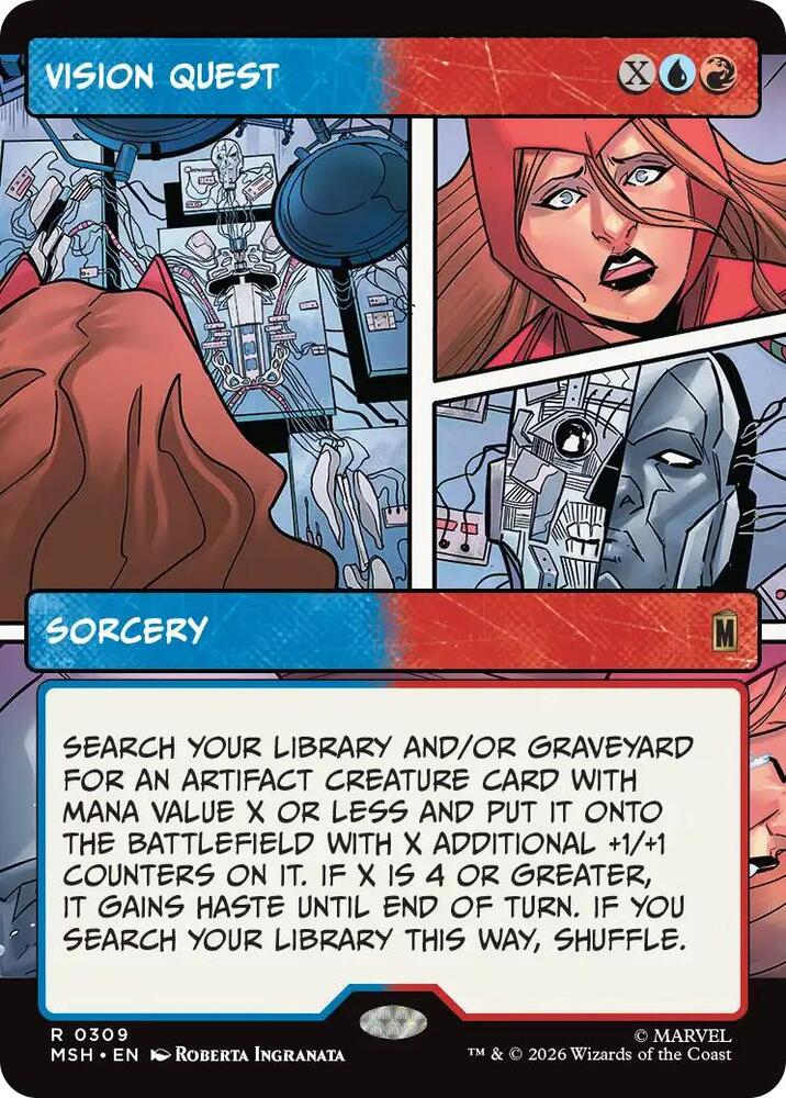 Vision Quest (Borderless) — Marvel Super Heroes