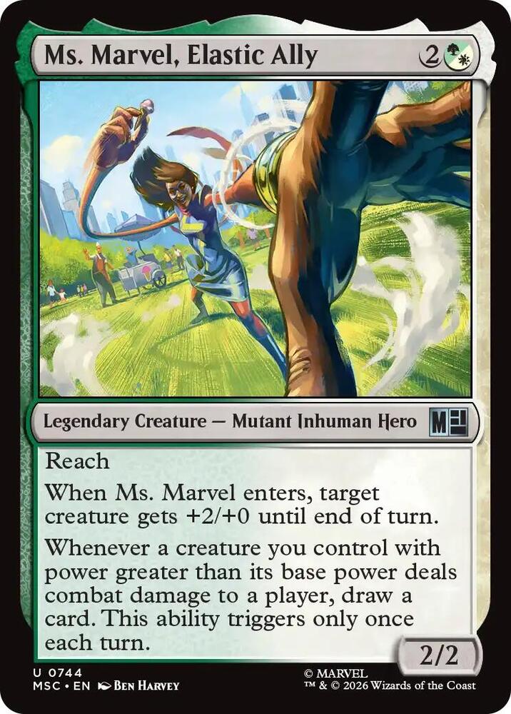 Ms. Marvel, Elastic Ally — Commander: Marvel Super Heroes
