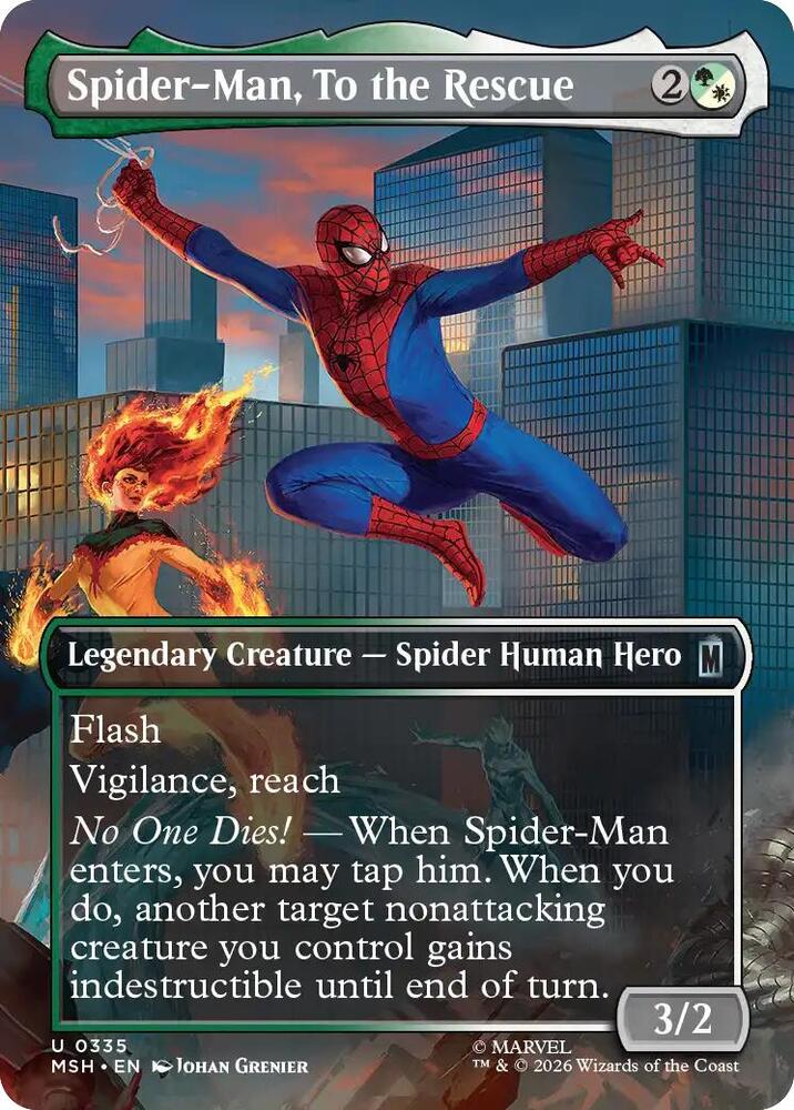 Spider-Man, To the Rescue (Borderless) — Marvel Super Heroes