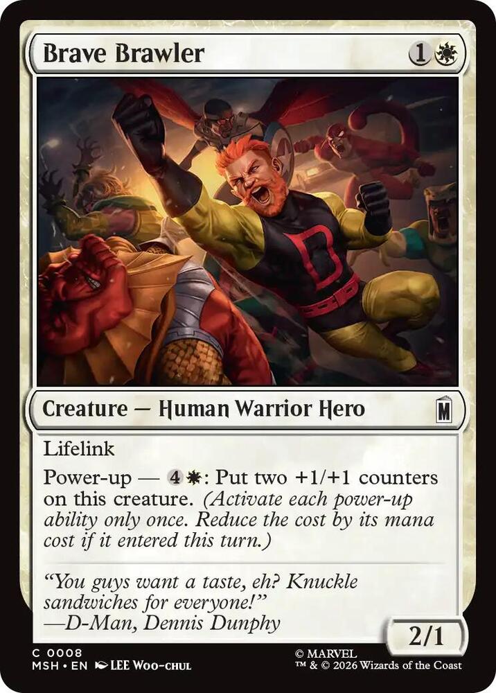 Brave Brawler — Marvel Super Heroes