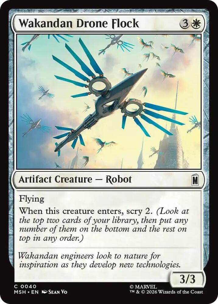 Wakandan Drone Flock — Marvel Super Heroes
