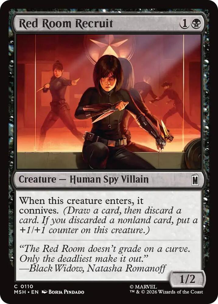 Red Room Recruit — Marvel Super Heroes