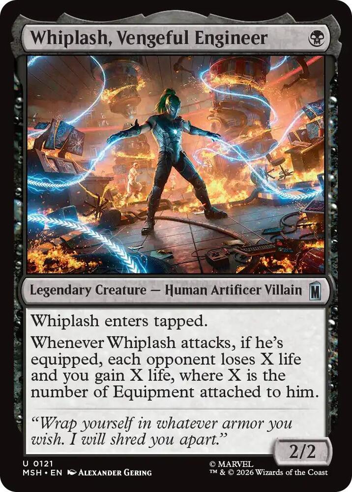 Whiplash, Vengeful Engineer — Marvel Super Heroes
