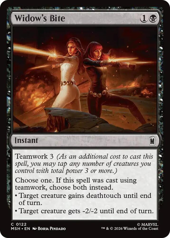 Widow's Bite — Marvel Super Heroes