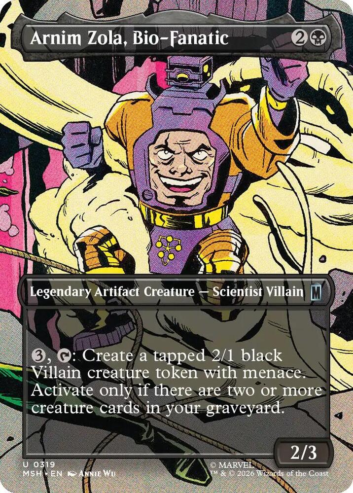 Arnim Zola, Bio-Fanatic (Borderless) — Marvel Super Heroes