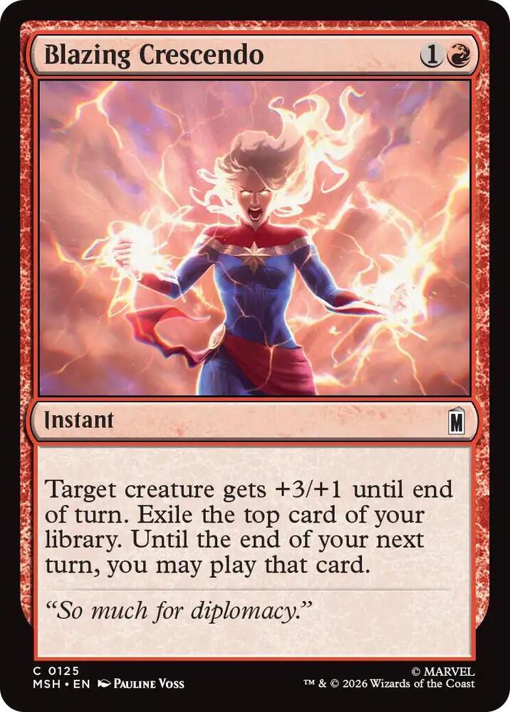 Blazing Crescendo — Marvel Super Heroes
