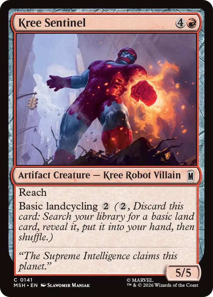 Kree Sentinel — Marvel Super Heroes