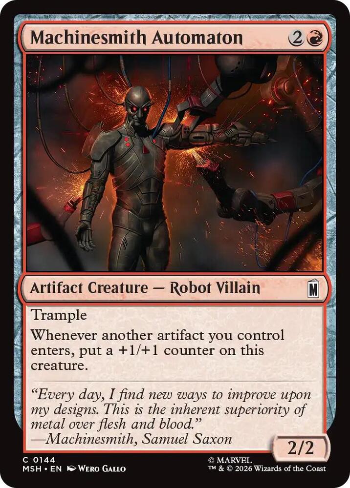 Machinesmith Automaton — Marvel Super Heroes