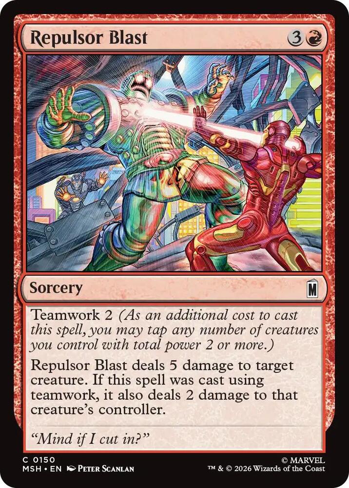Repulsor Blast — Marvel Super Heroes