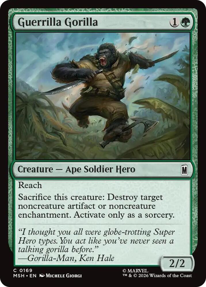 Guerrilla Gorilla — Marvel Super Heroes