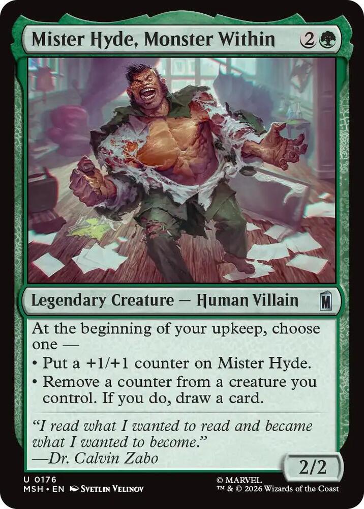 Mister Hyde, Monster Within — Marvel Super Heroes