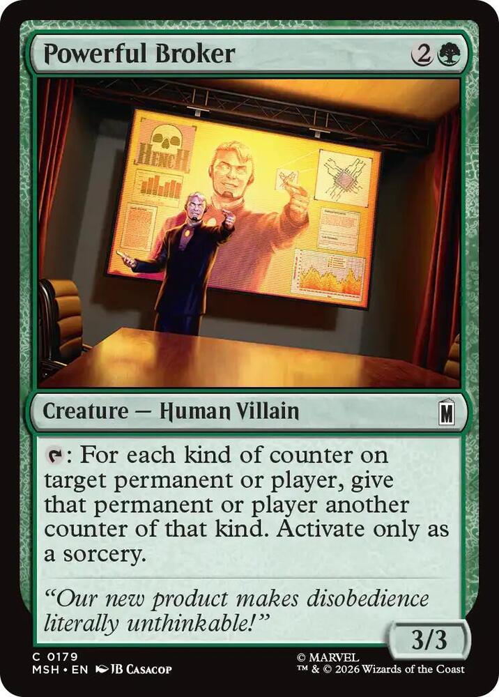 Powerful Broker — Marvel Super Heroes