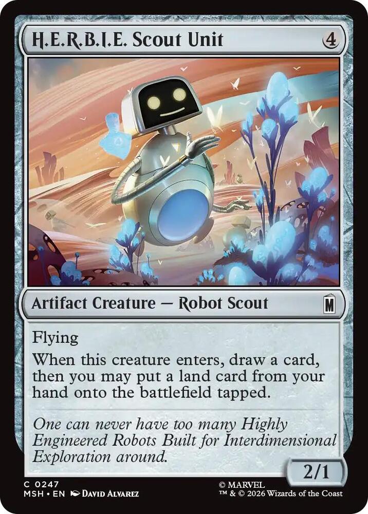 H.E.R.B.I.E. Scout Unit — Marvel Super Heroes