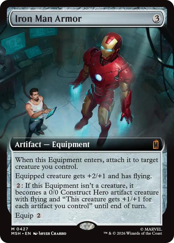 Iron Man Armor (Extended Art) — Marvel Super Heroes
