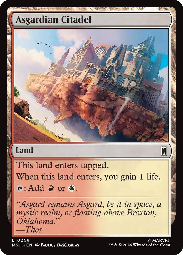 Asgardian Citadel — Marvel Super Heroes