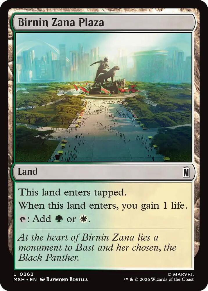 Birnin Zana Plaza — Marvel Super Heroes