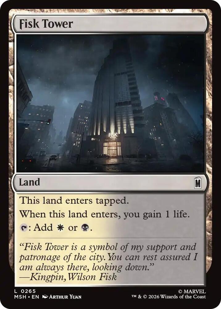 Fisk Tower — Marvel Super Heroes