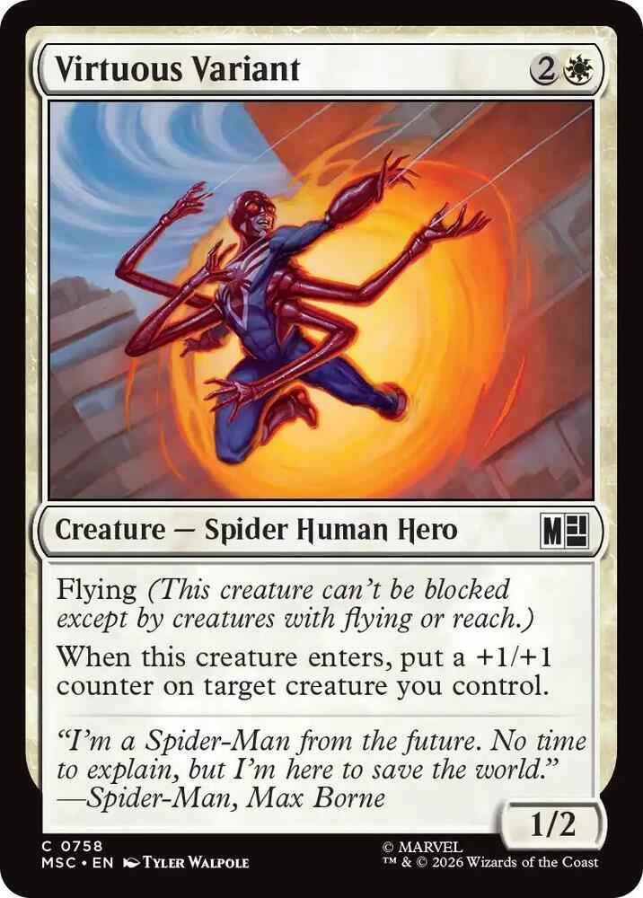 Virtuous Variant — Commander: Marvel Super Heroes