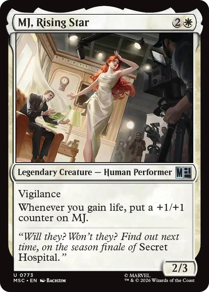 MJ, Rising Star — Commander: Marvel Super Heroes