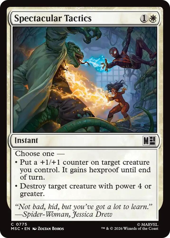 Spectacular Tactics — Commander: Marvel Super Heroes