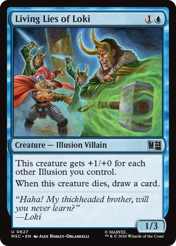 Living Lies of Loki — Commander: Marvel Super Heroes