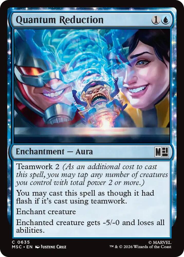 Quantum Reduction — Commander: Marvel Super Heroes