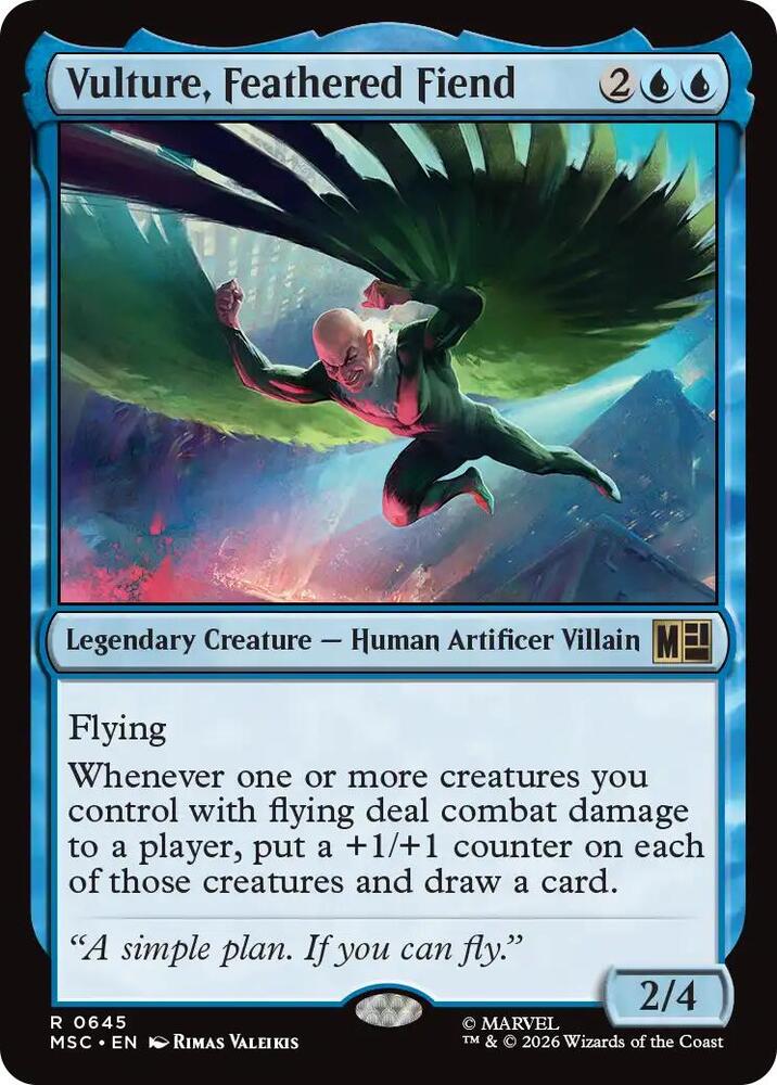 Vulture, Feathered Fiend — Commander: Marvel Super Heroes