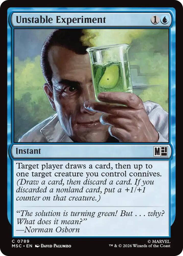 Unstable Experiment — Commander: Marvel Super Heroes