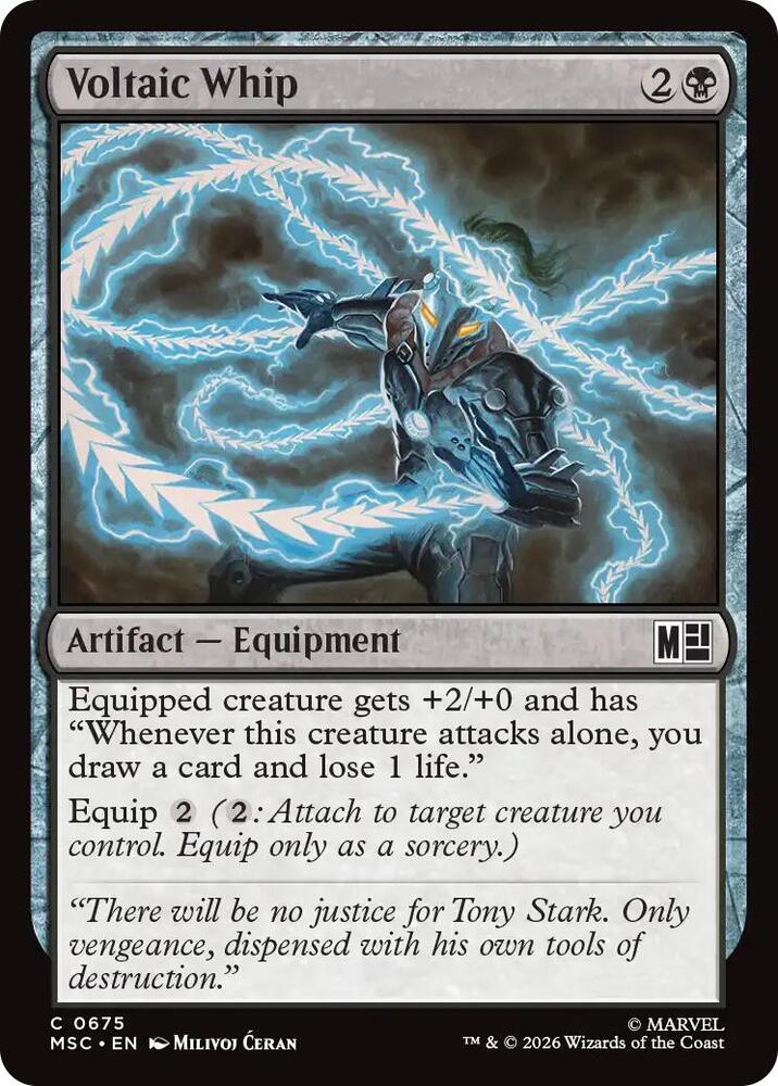 Voltaic Whip — Commander: Marvel Super Heroes