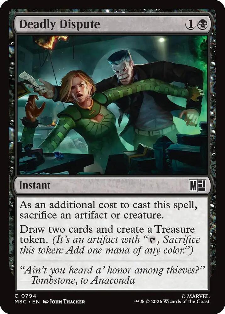 Deadly Dispute — Commander: Marvel Super Heroes