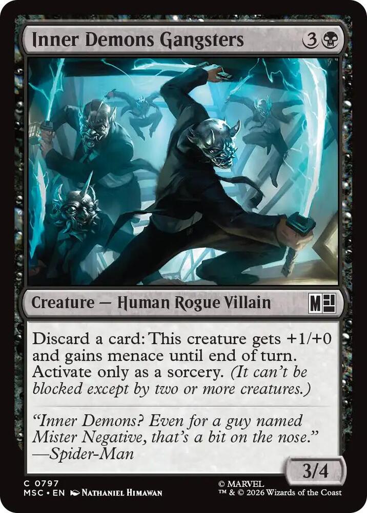 Inner Demons Gangsters — Commander: Marvel Super Heroes