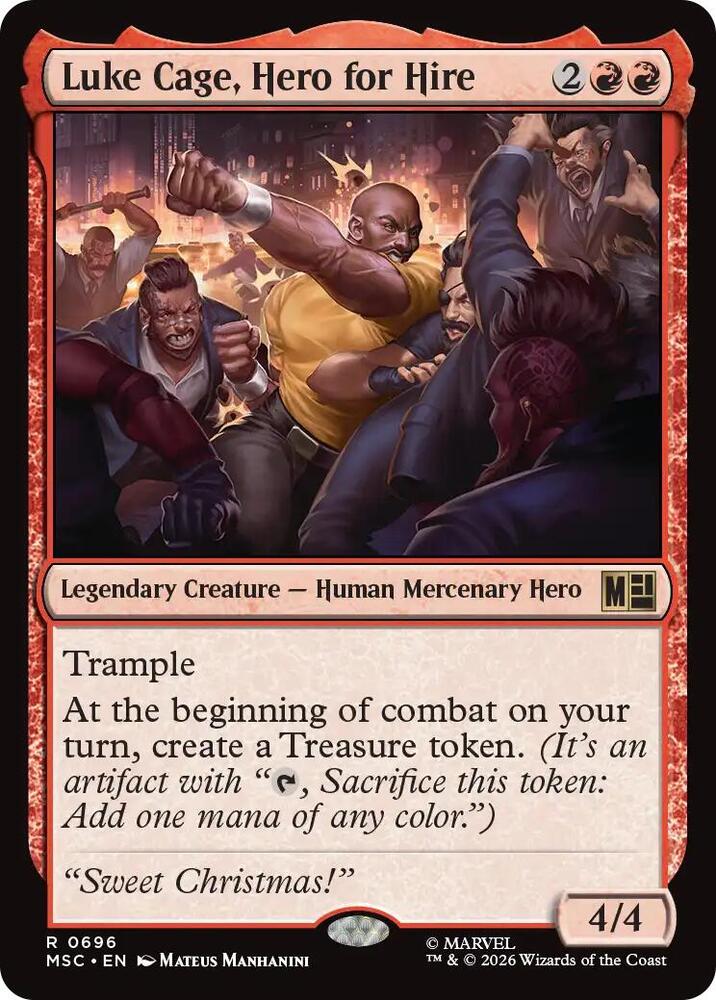 Luke Cage, Hero for Hire — Commander: Marvel Super Heroes