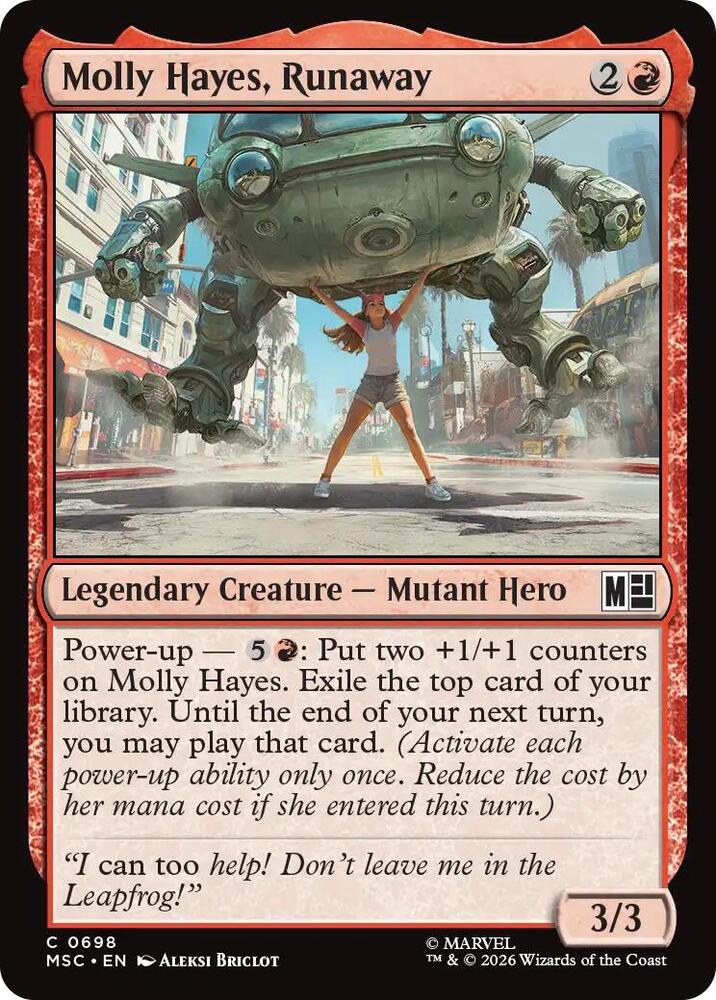 Molly Hayes, Runaway — Commander: Marvel Super Heroes