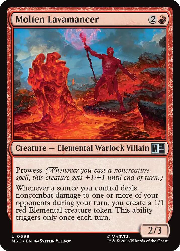 Molten Lavamancer — Commander: Marvel Super Heroes
