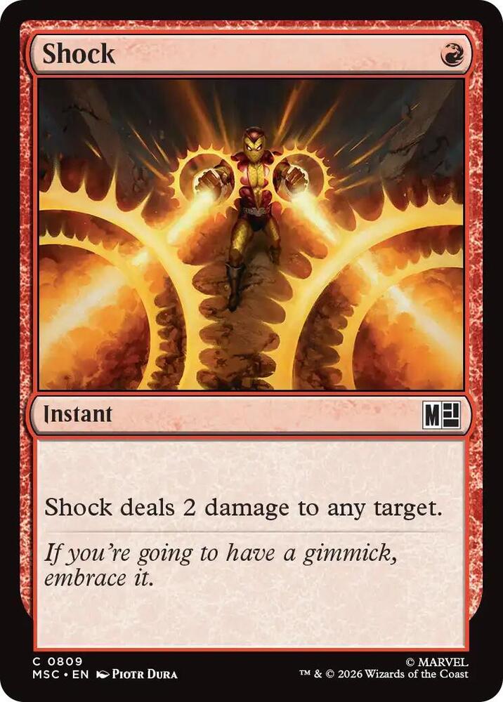 Shock — Commander: Marvel Super Heroes