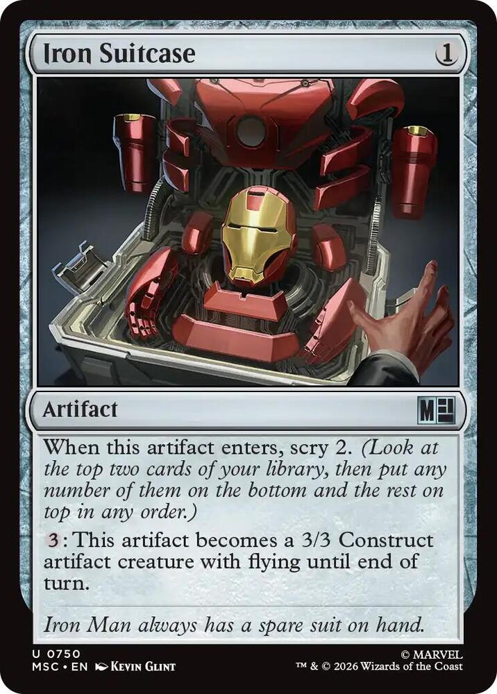 Iron Suitcase — Commander: Marvel Super Heroes