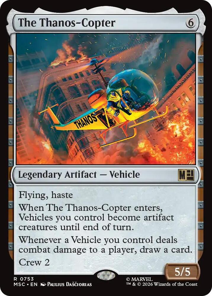 The Thanos-Copter — Commander: Marvel Super Heroes