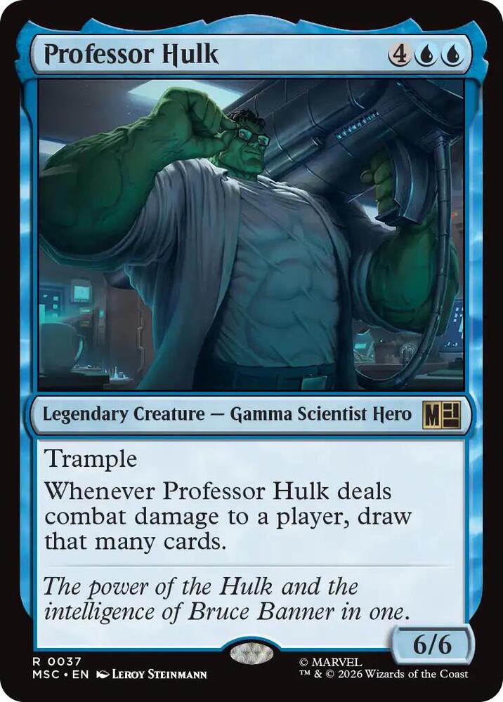 Professor Hulk (Surge Foil) — Commander: Marvel Super Heroes
