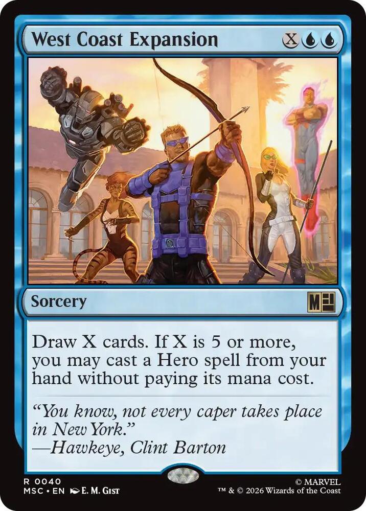 West Coast Expansion (Surge Foil) — Commander: Marvel Super Heroes