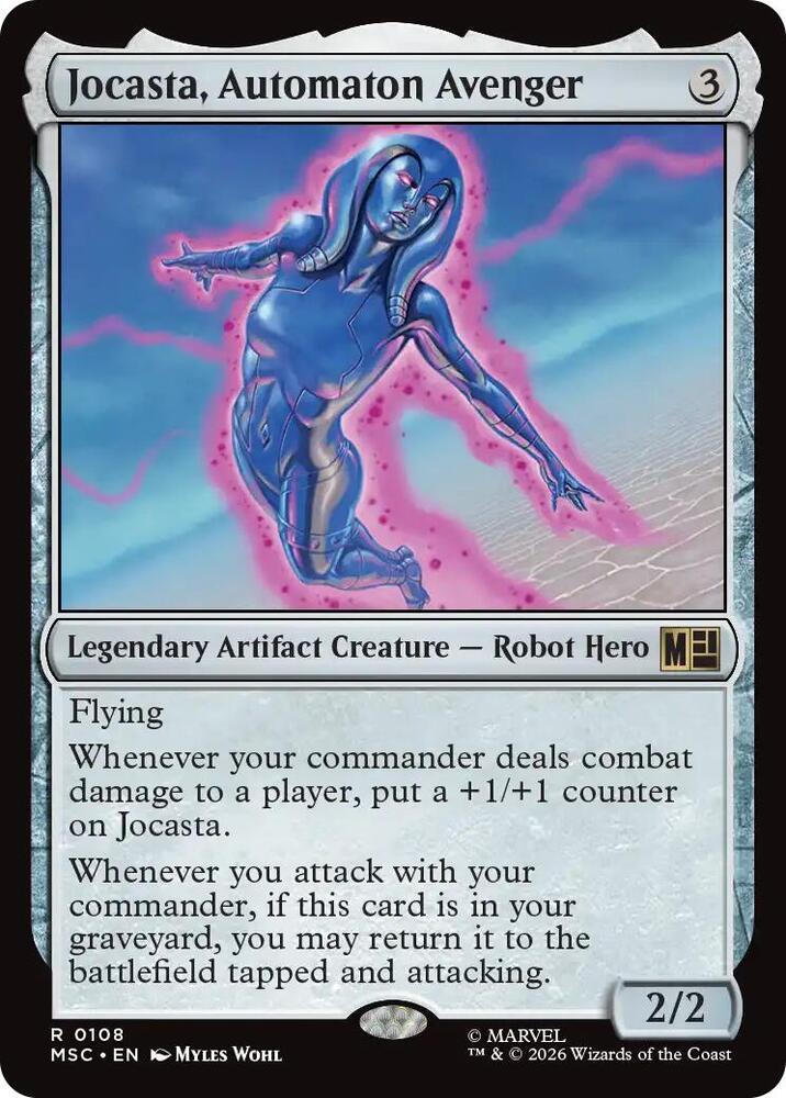 Jocasta, Automaton Avenger (Surge Foil) — Commander: Marvel Super Heroes