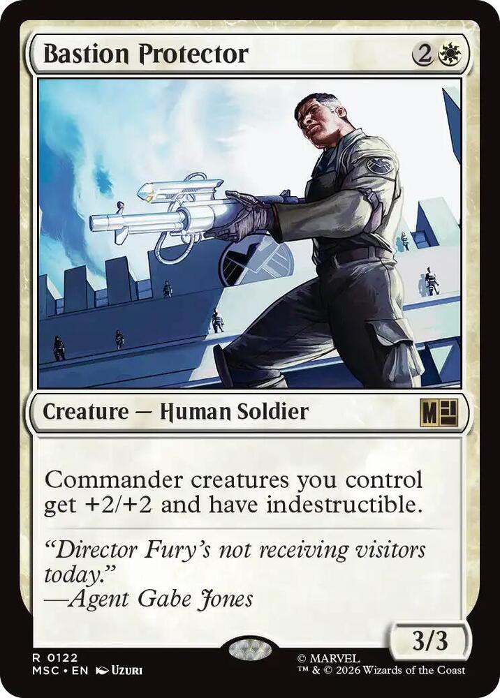 Bastion Protector (Surge Foil) — Commander: Marvel Super Heroes