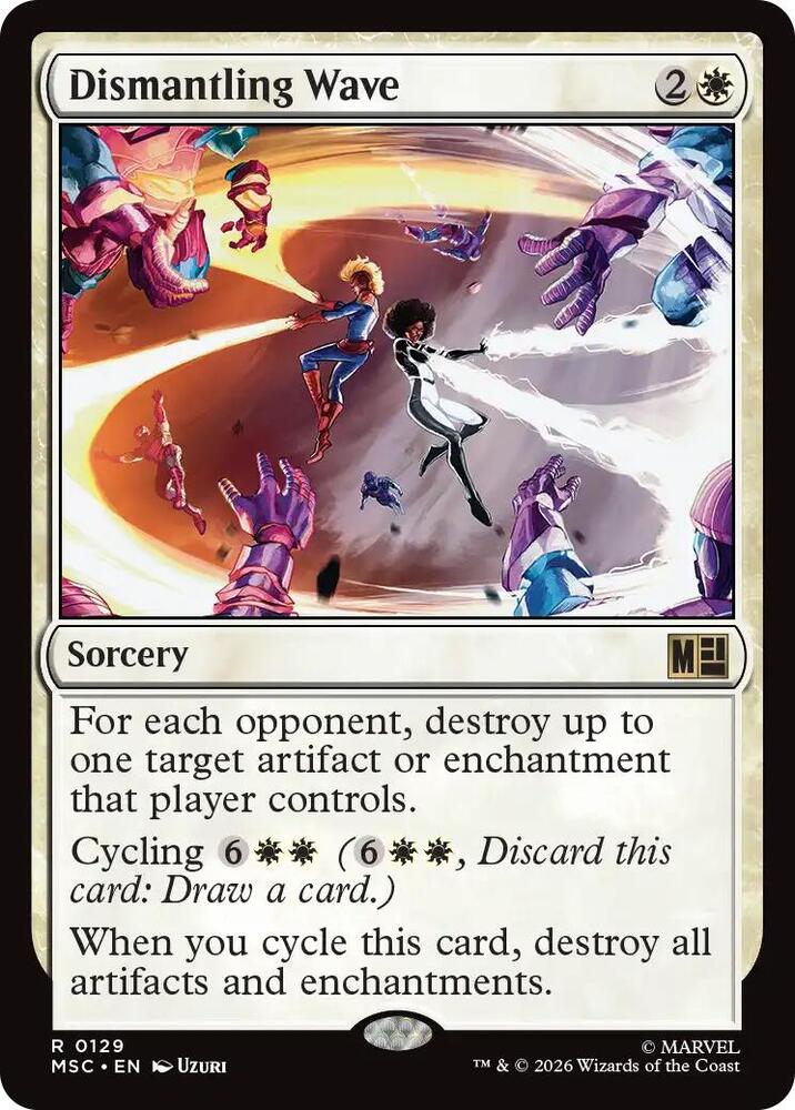 Dismantling Wave (Surge Foil) — Commander: Marvel Super Heroes