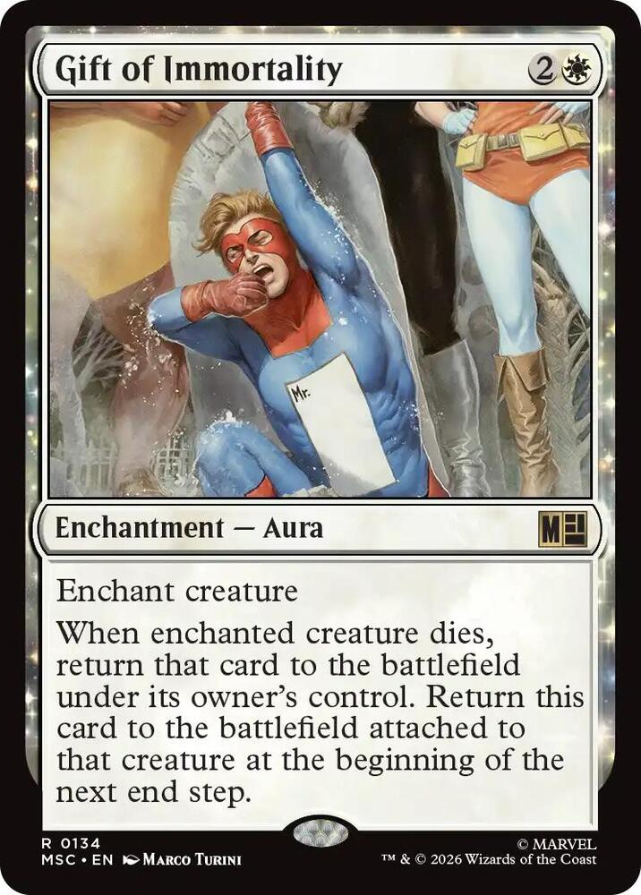 Gift of Immortality (Surge Foil) — Commander: Marvel Super Heroes
