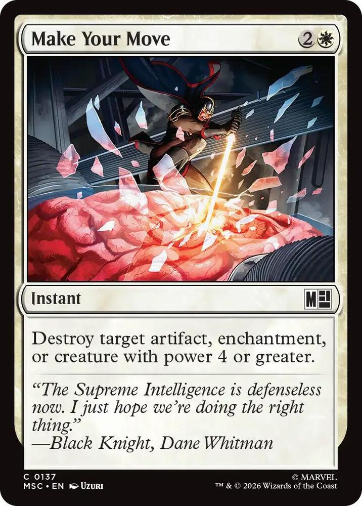 Make Your Move (Surge Foil) — Commander: Marvel Super Heroes