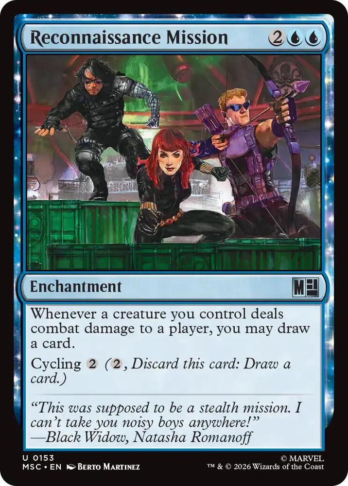Reconnaissance Mission (Surge Foil) — Commander: Marvel Super Heroes
