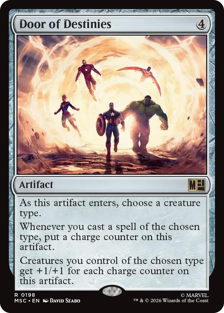 Door of Destinies (Surge Foil) — Commander: Marvel Super Heroes
