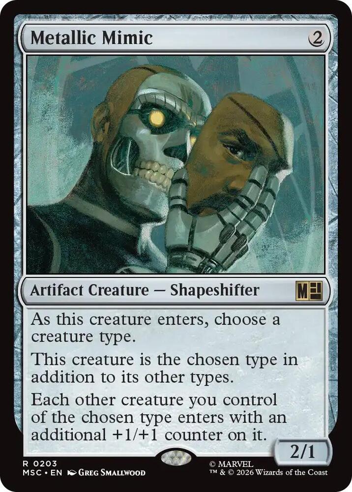 Metallic Mimic (Surge Foil) — Commander: Marvel Super Heroes