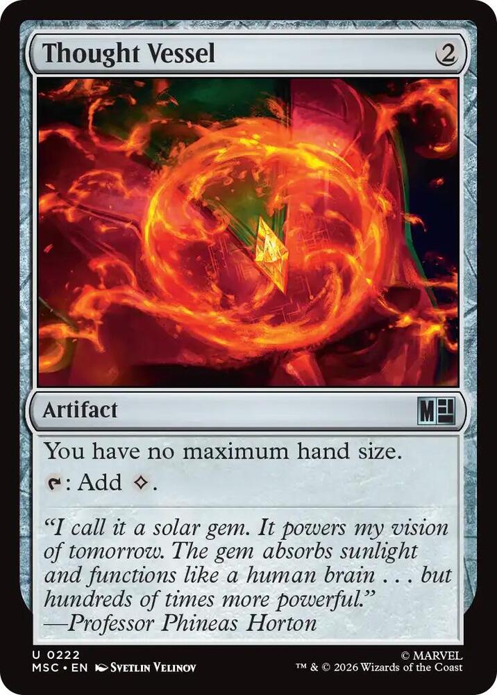 Thought Vessel (Surge Foil) — Commander: Marvel Super Heroes